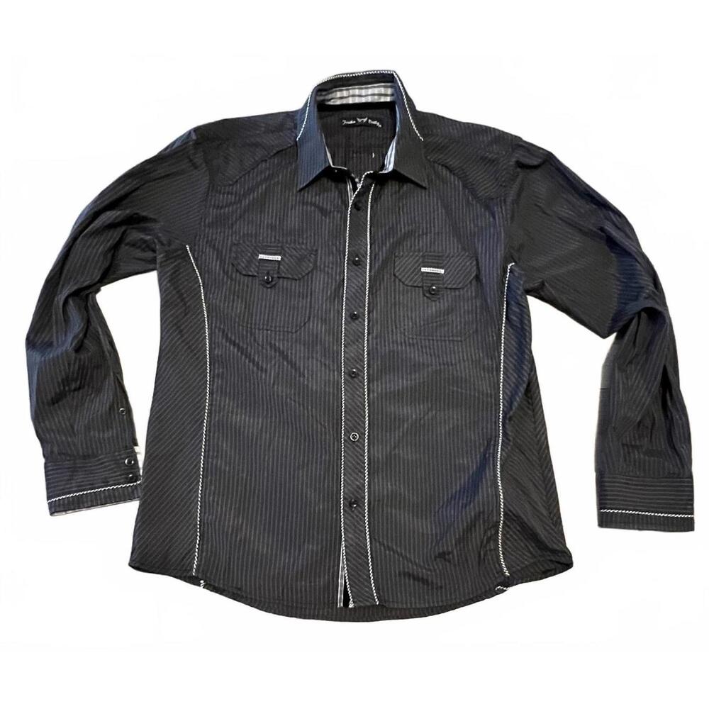 Jonathan Bentley Flip Cuff Western Shirt, Size  2XL